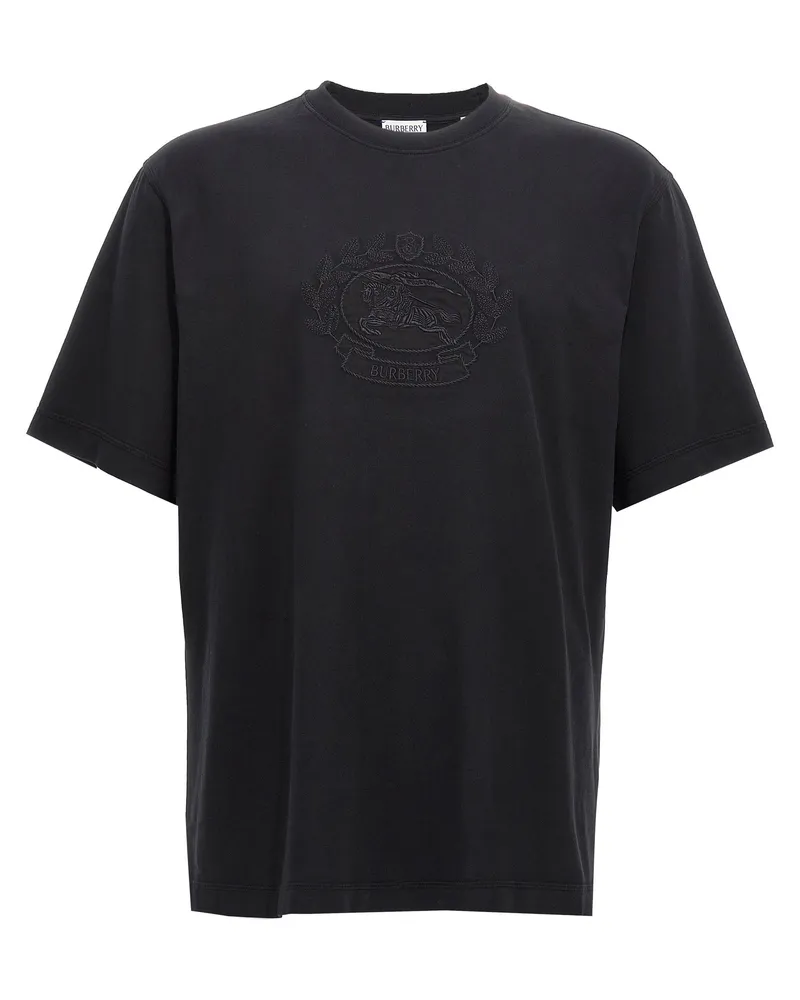 Burberry Logo Stickhemd Black