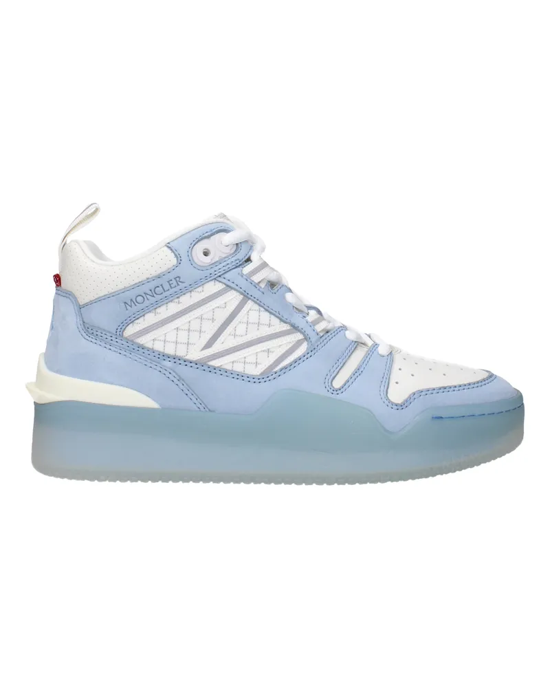 Moncler Sneaker Pivot Mid Female Leder weiß/blau -