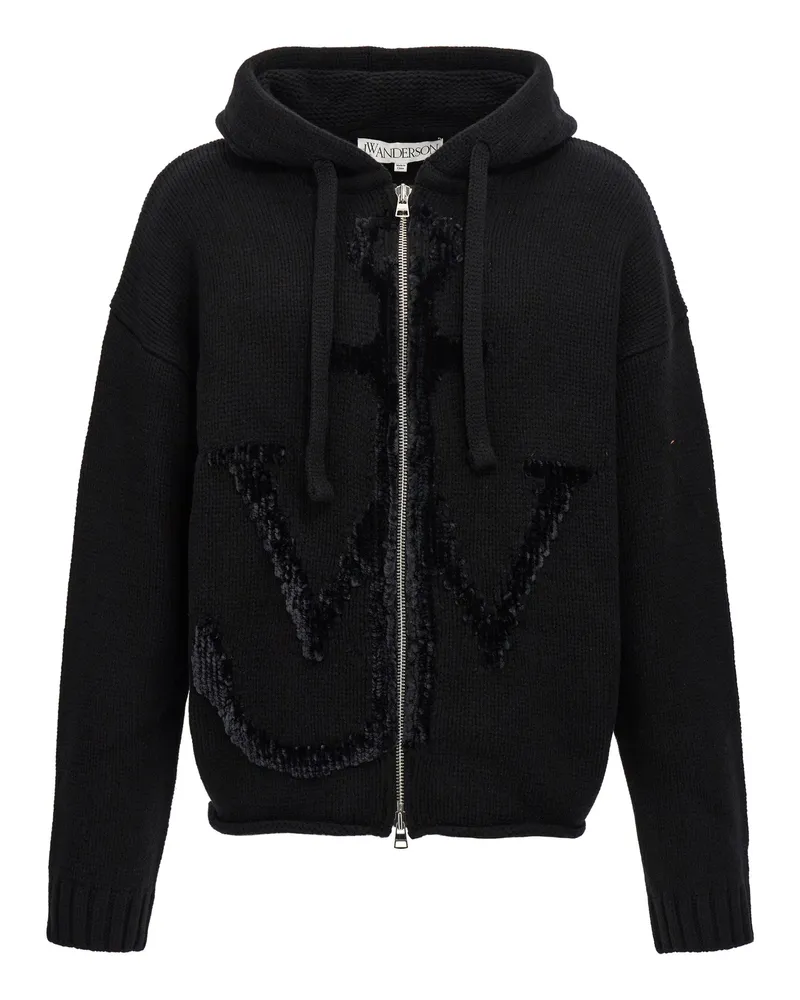 J.W.Anderson J.W.Verson 'Anchor Jwa' Hoodie Black