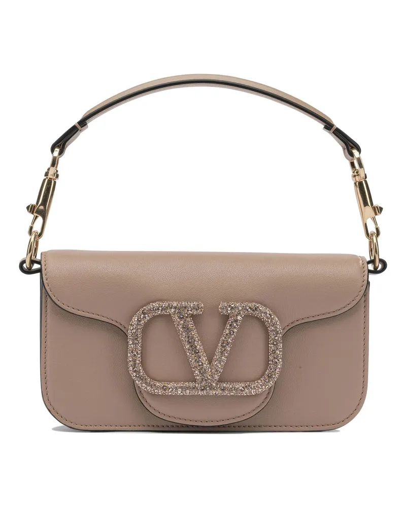 Valentino Garavani Locò Kleine Handtasche aus Leder Pink