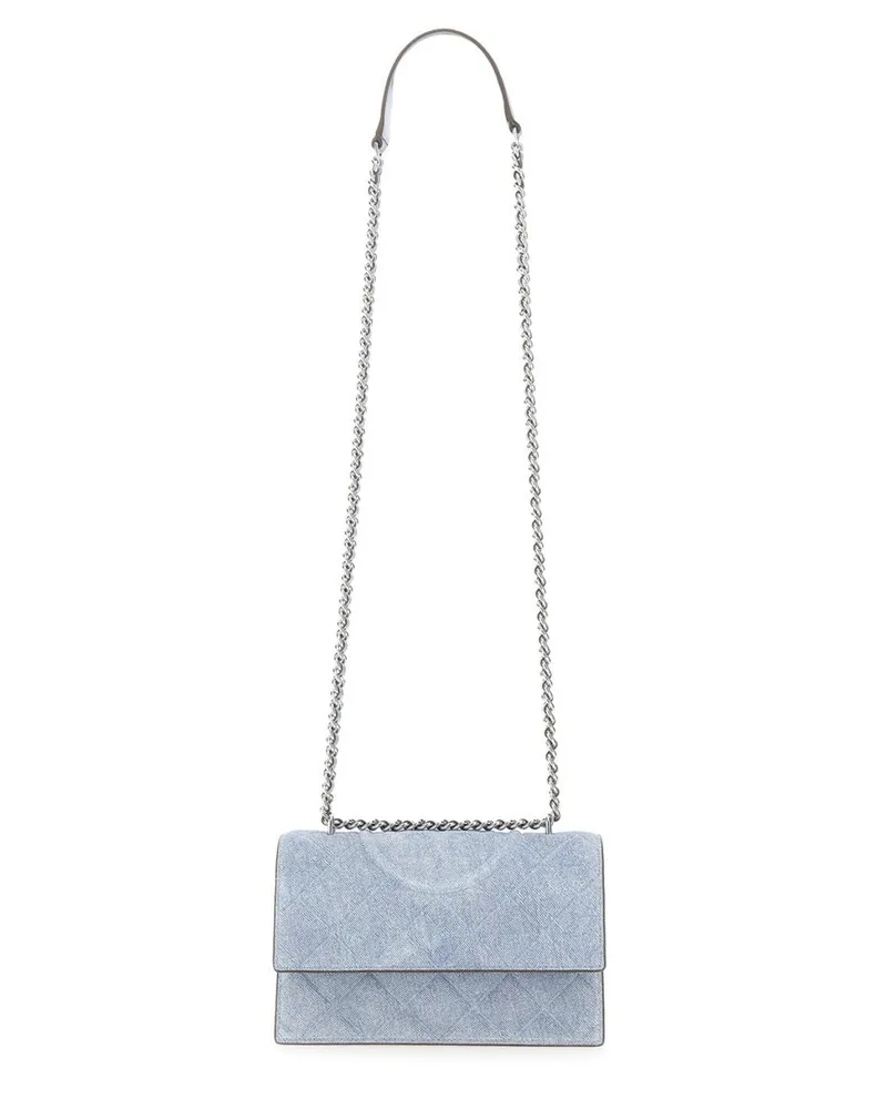 Tory Burch Wildleder "Fleming" -Tasche Denim