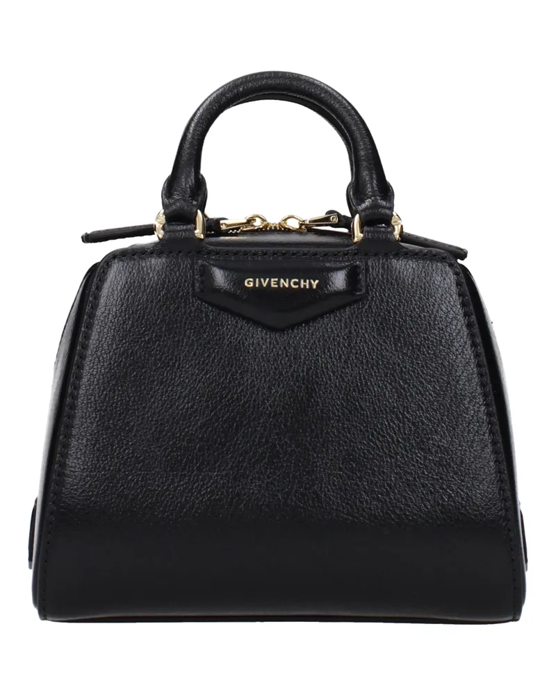 Givenchy Antigona Cube Damens Handtasche aus schwarzem Leder -