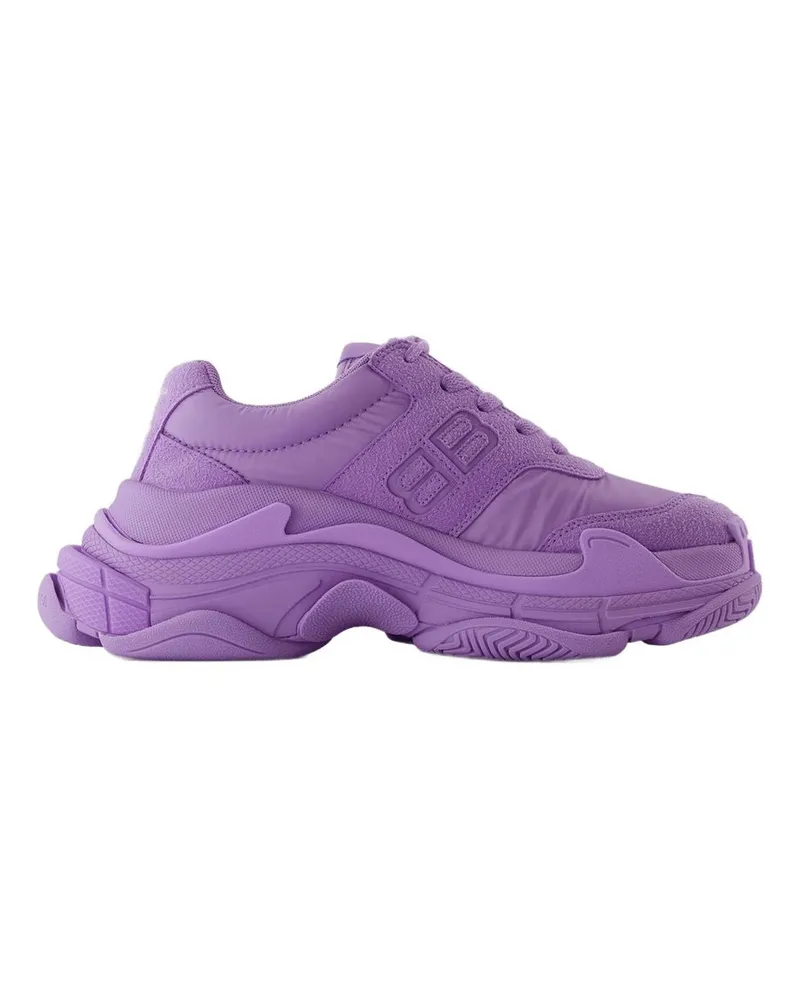 Balenciaga Verdreifachen S Turnschuhe  Nylon Lilac Purple