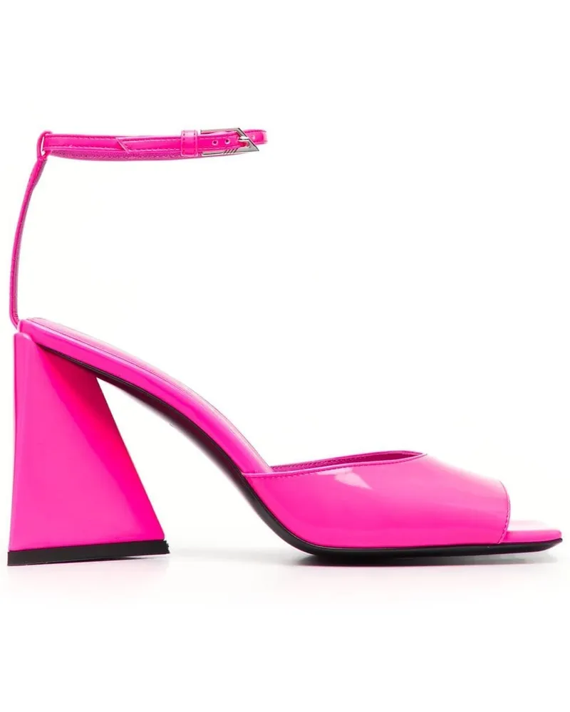 ATTICO Der Attico Piper Synthetic Patent Ferse Sandalen Fuchsia