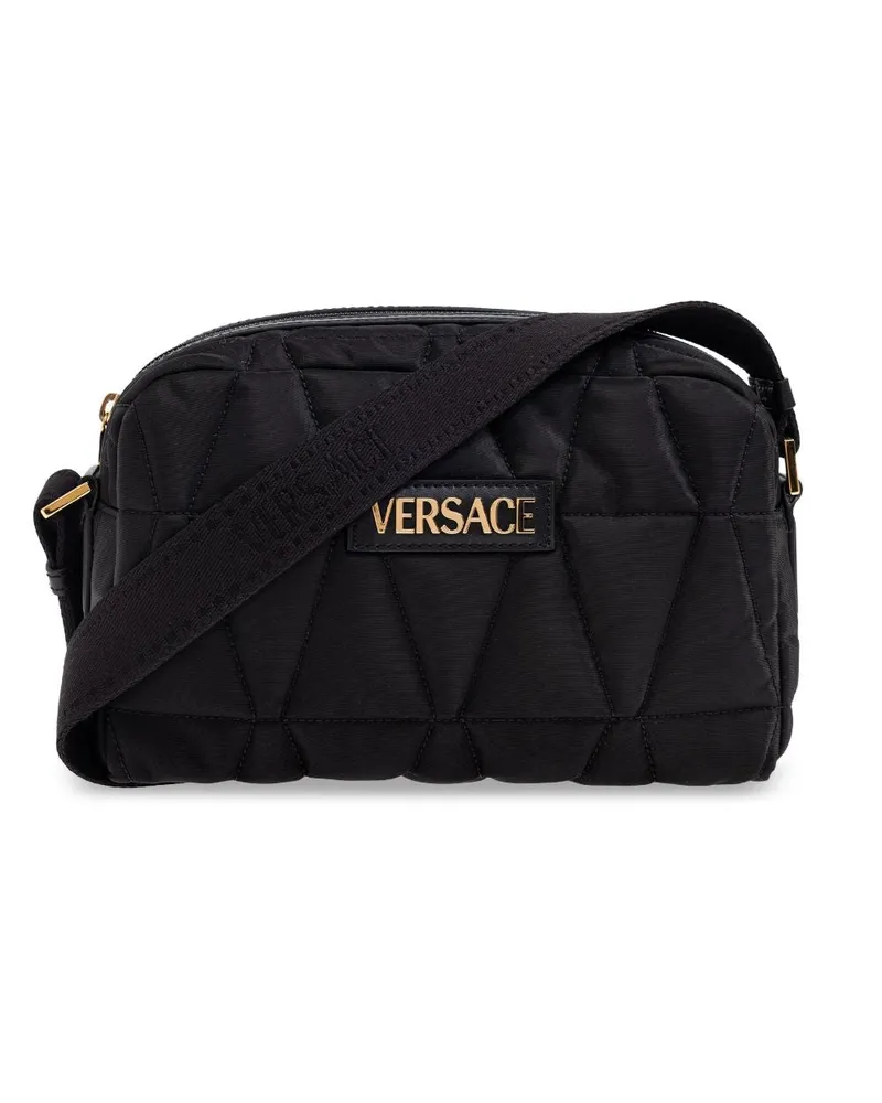 Versace Versace Myth Nylon Crossbody Tasche Black