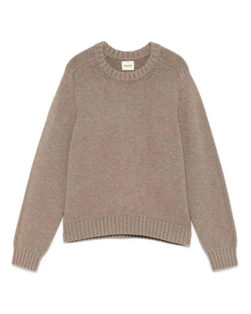 KHAITE Mae Cashmere Jumper Beige