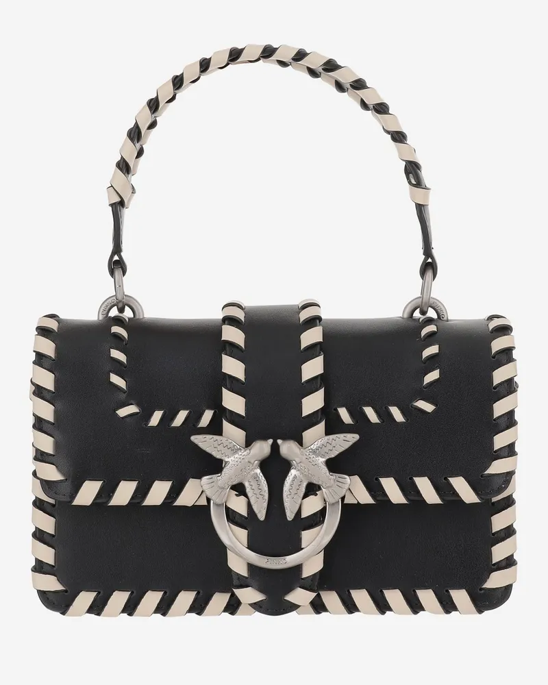Pinko Mini Love Lederhandtasche Red