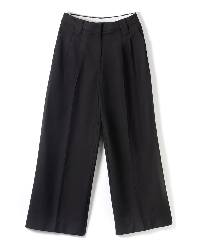 Ganni Hosen schwarz Black