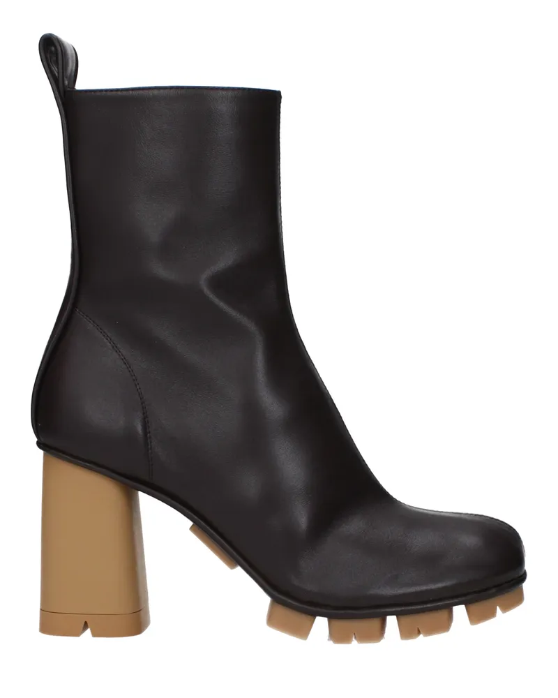 Bottega Veneta Shore Boots Frauen Leder braun/dunkle Schokolade -