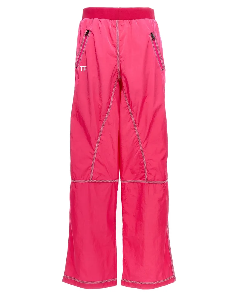 Tom Ford Logo Nylonhose Fuchsia
