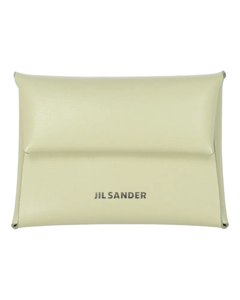 Jil Sander Folded Wallet Damens Ledergrün/Pastellgrün -