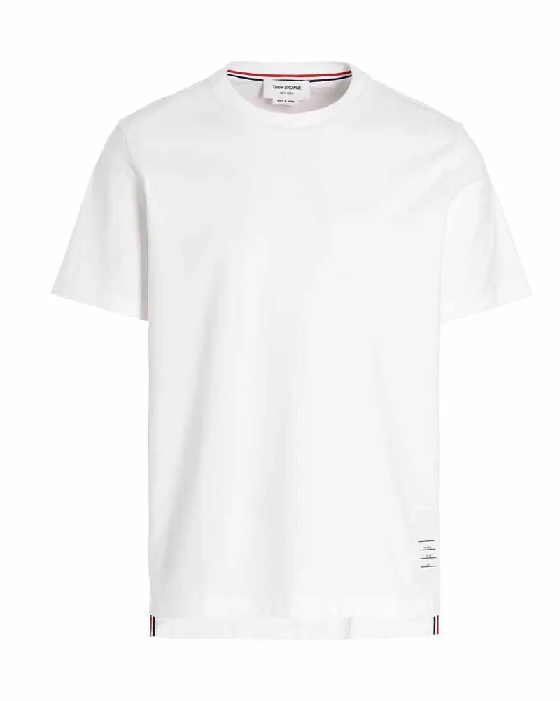 Thom Browne Logo T -Shirt White