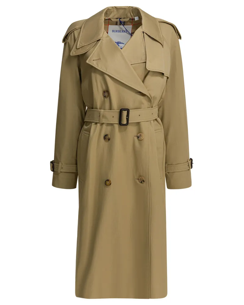 Burberry Castleford“ Baumwoll-Trenchcoat Beige