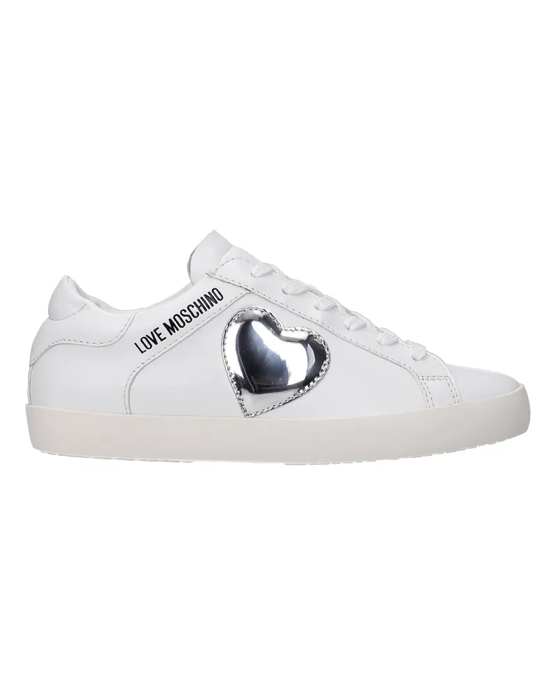 Moschino Liebe Moschino Sneakers Frauen Leder weiß -