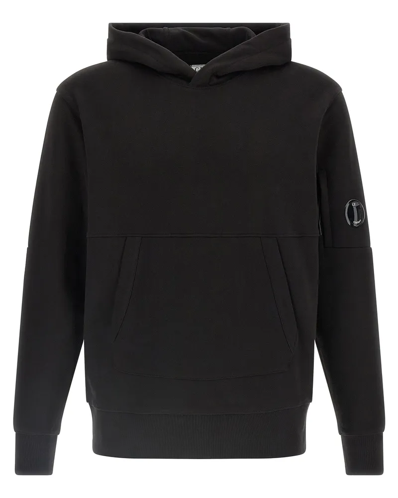 C.P. Company C.P. Firma 'Diagonal Raised' Hoodie Black