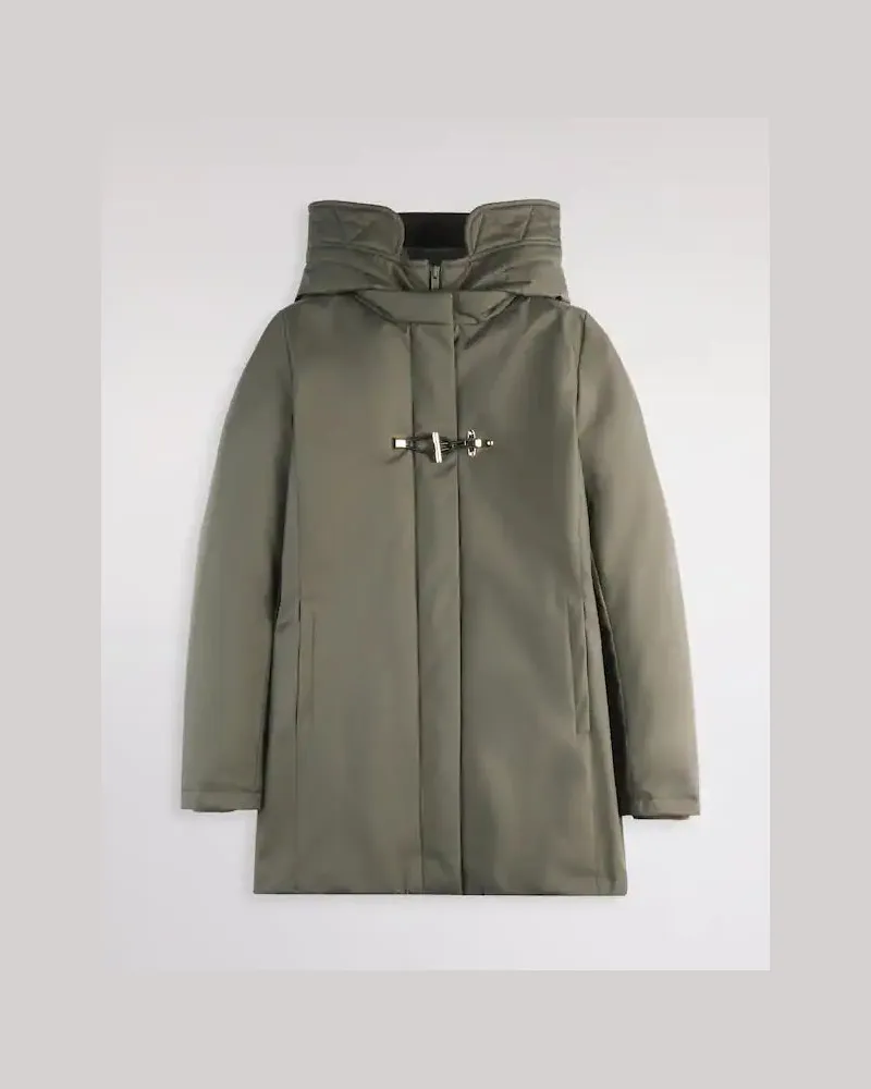 Fay technischer Knebelmantel Green