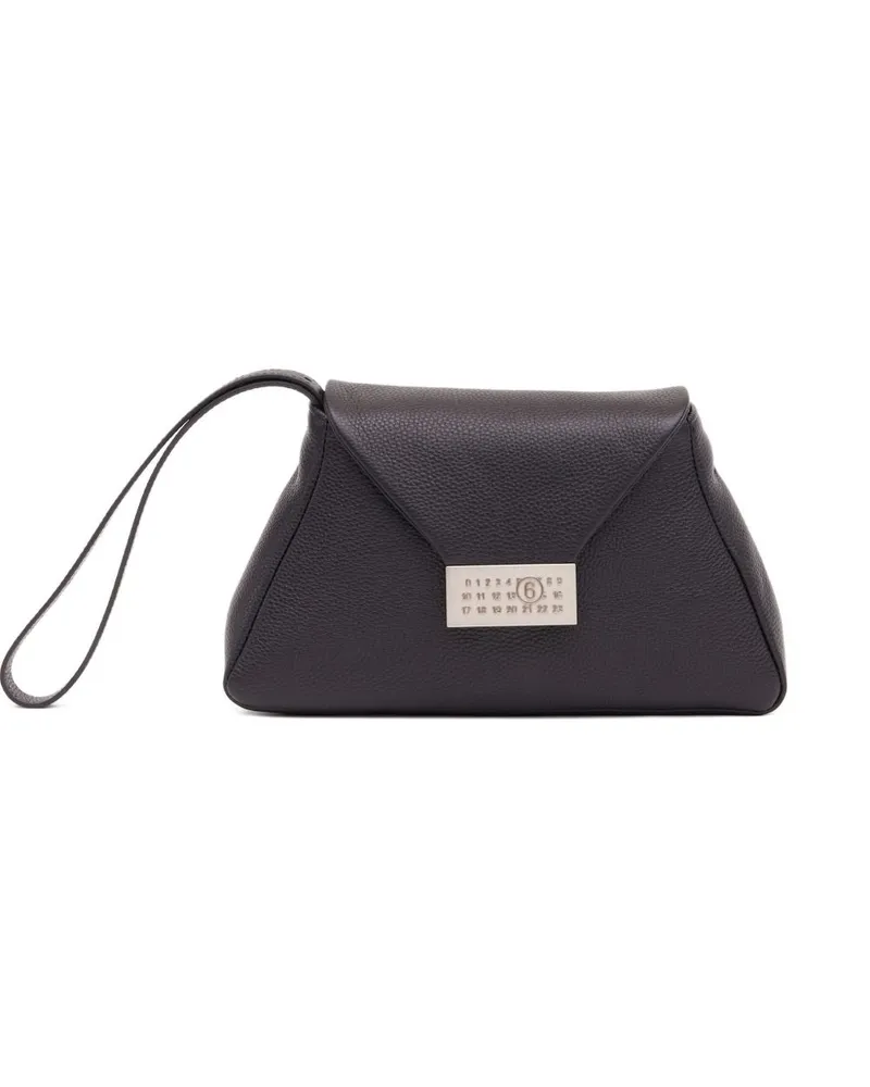 Maison Margiela Numeric Leder Kupplung Black