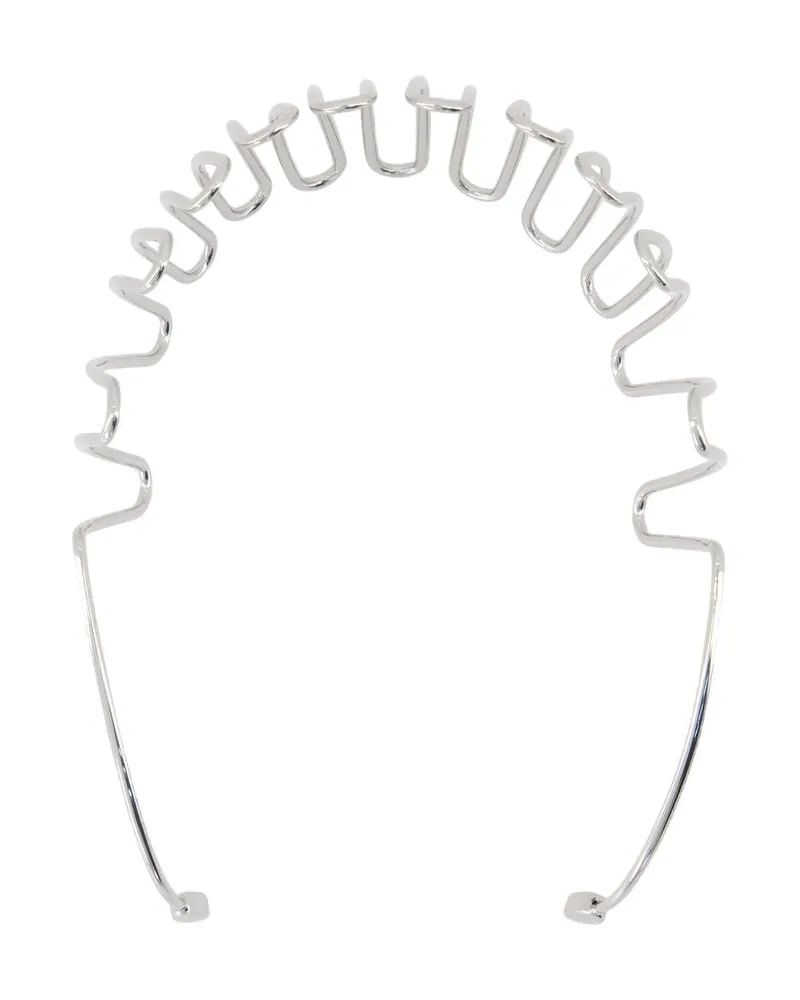 Diesel Volt D Jibbitz Stirnband  Metall Silber Silber