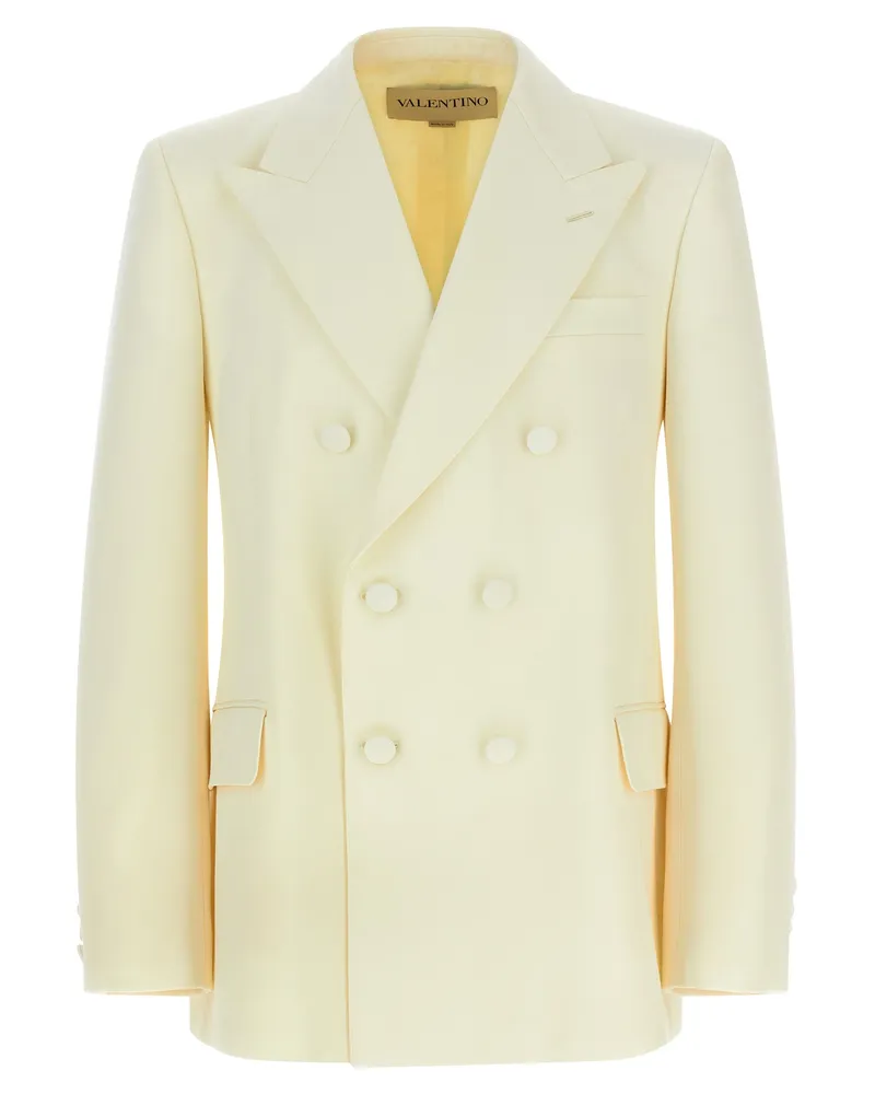 Valentino Garavani Valentino Garavani Zweireihiger Blazer White