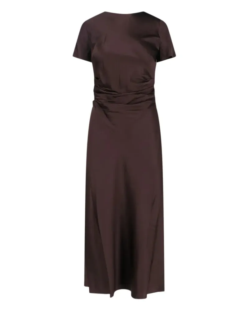 STAUD Phare Midi Kleid mit Rüschen Eart