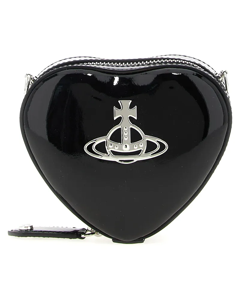 Vivienne Westwood Mini Heart' Crossbody -Tasche Black