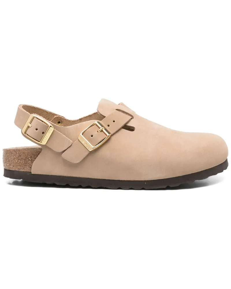 Birkenstock Tokio Ledersandalen Beige