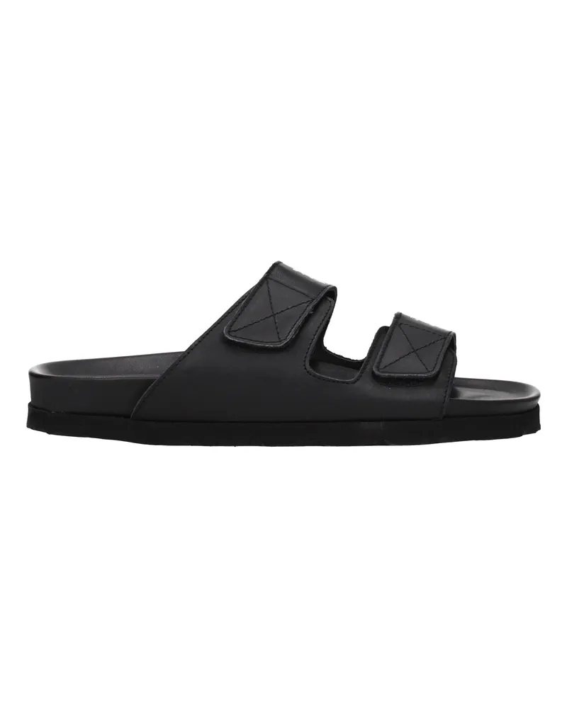 Palm Angels Hausschuhe und Clogs Herren Leder Schwarz -