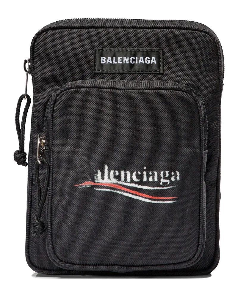 Balenciaga Explorer“ Umhängetasche Black