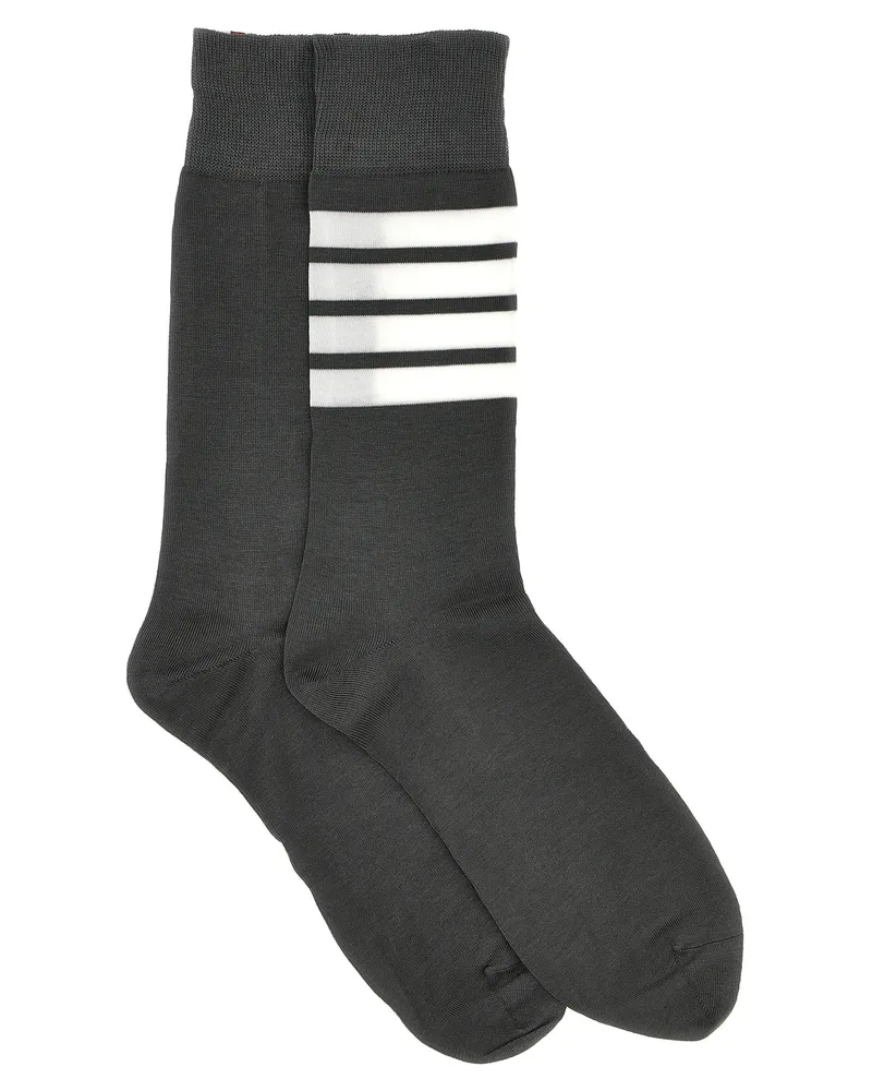 Thom Browne 4 -bar' Socken Grau