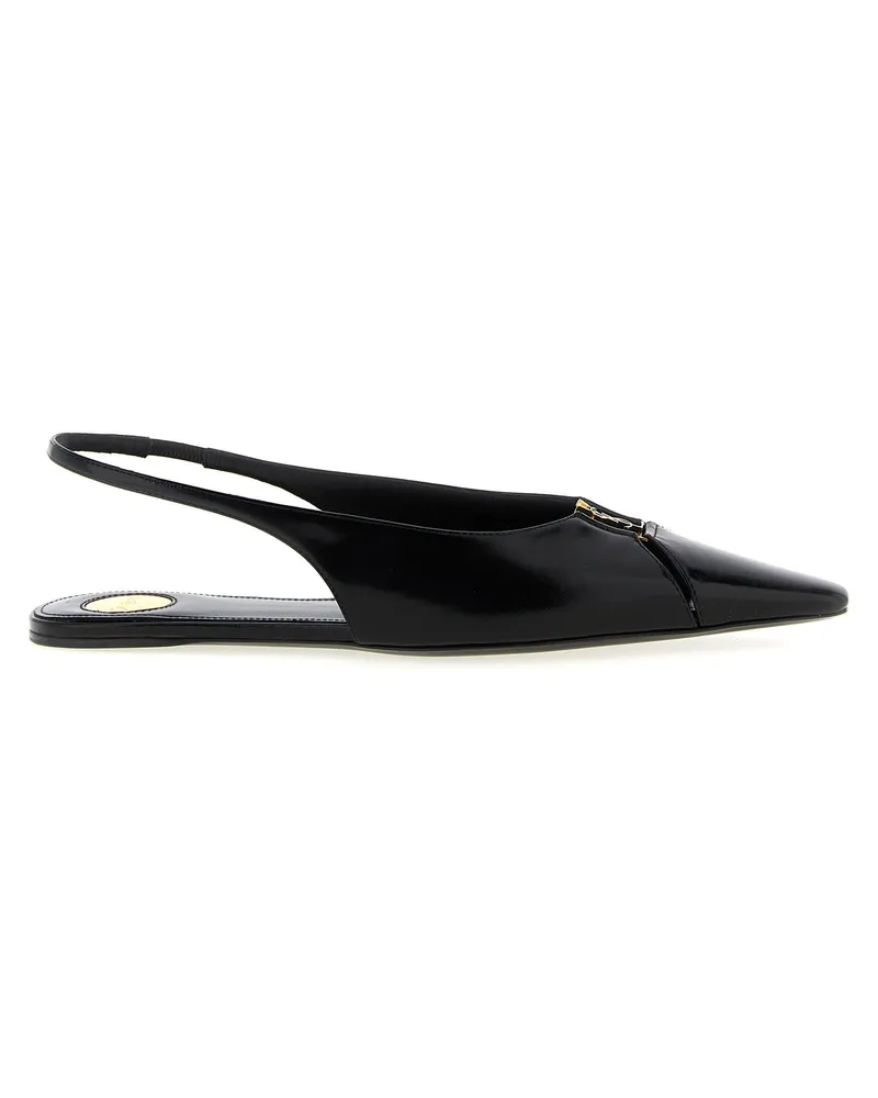 Saint Laurent Babylone“ Slingbacks Black