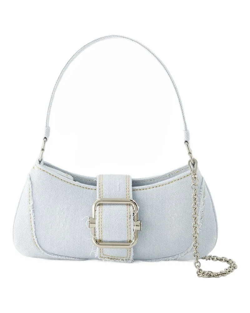 OSOI Brocle Small Umhängetasche  Baumwolleis Jeans Blau