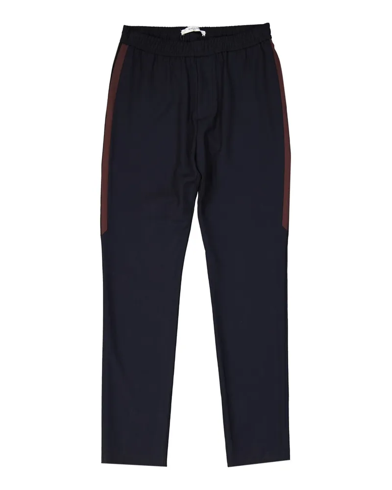 Givenchy Striped Side Panel Wollhose Blue