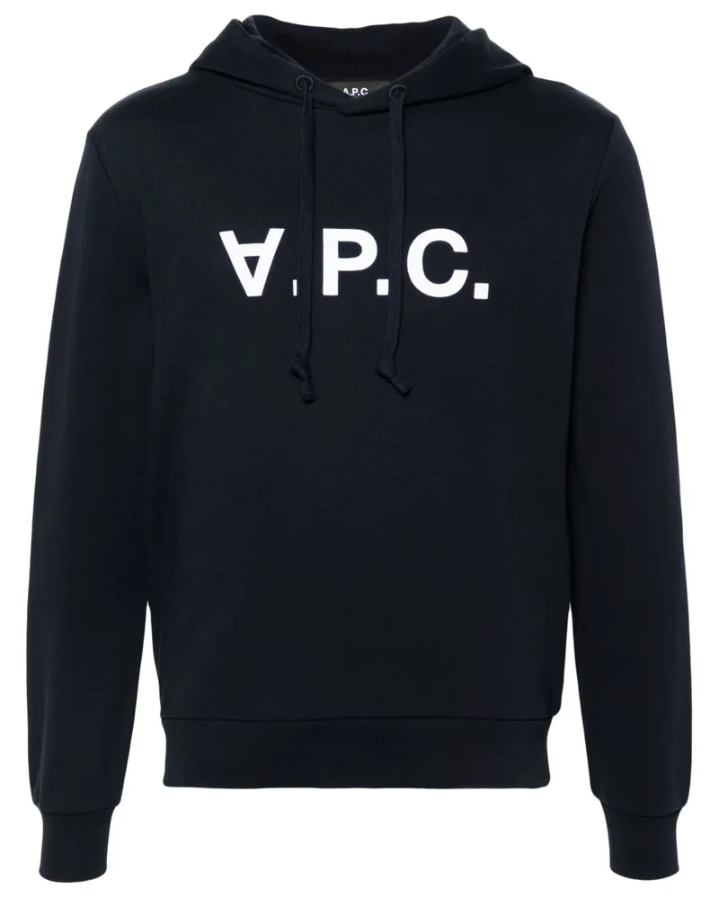 A.P.C. Pullover blau Blue
