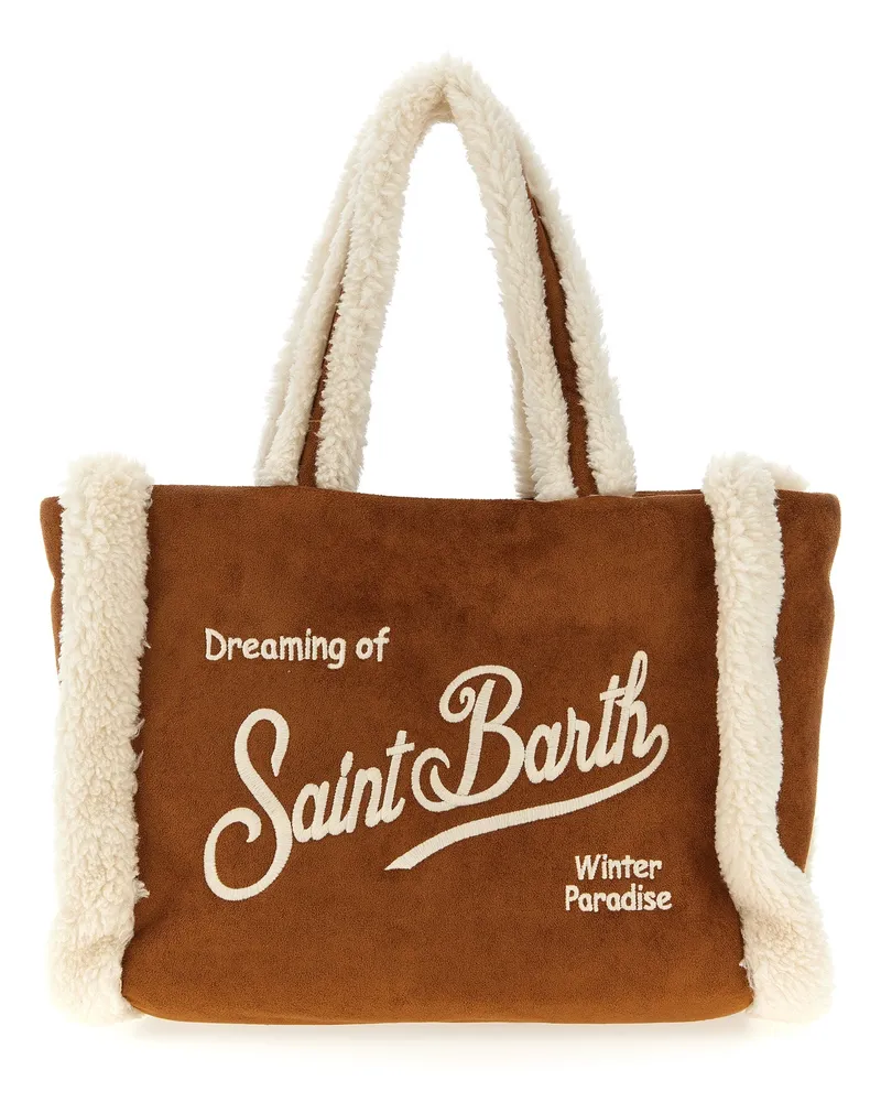 MC2 Saint Barth Colette Shearling' Handtasche Brown