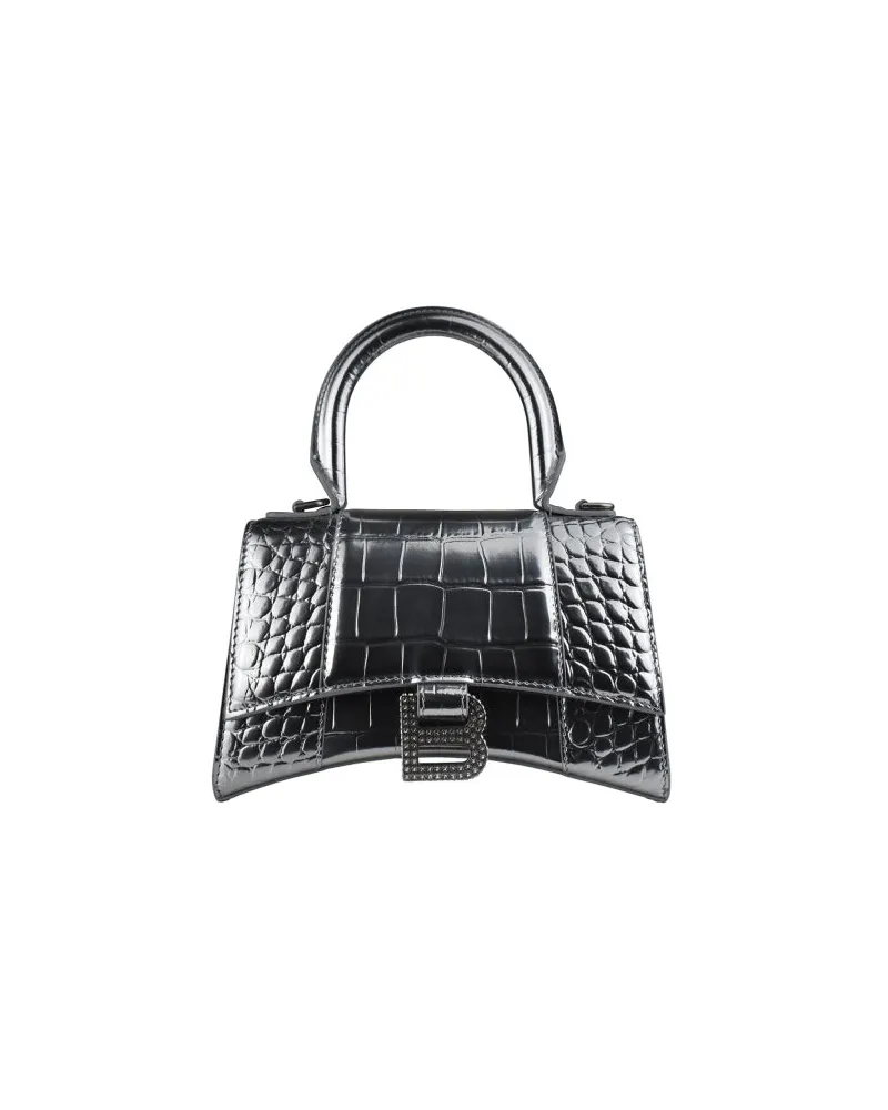 Balenciaga Sandtasche Silver