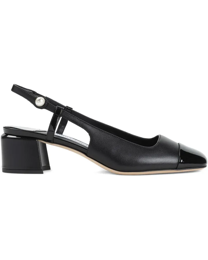 Jimmy Choo Elisa Patent Leder Slingback Pumps Black