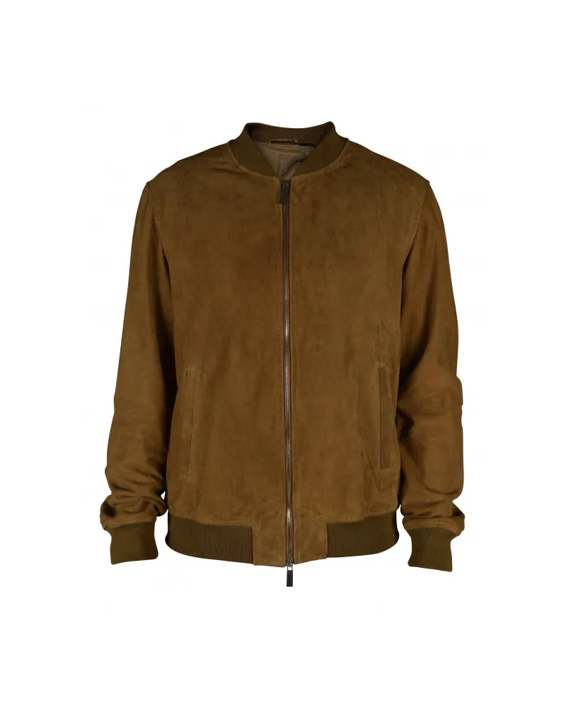 Billionaire Milliardär Bomberjacke Camel