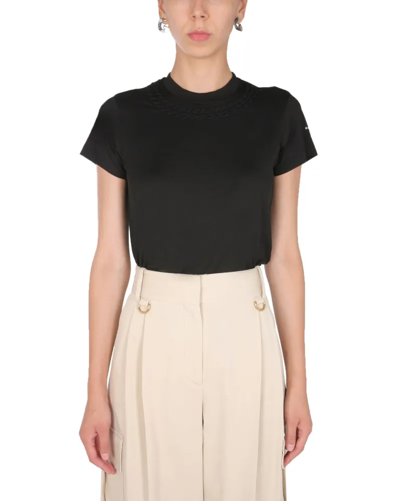 Givenchy T -Shirt mit Kettenmotiv Black