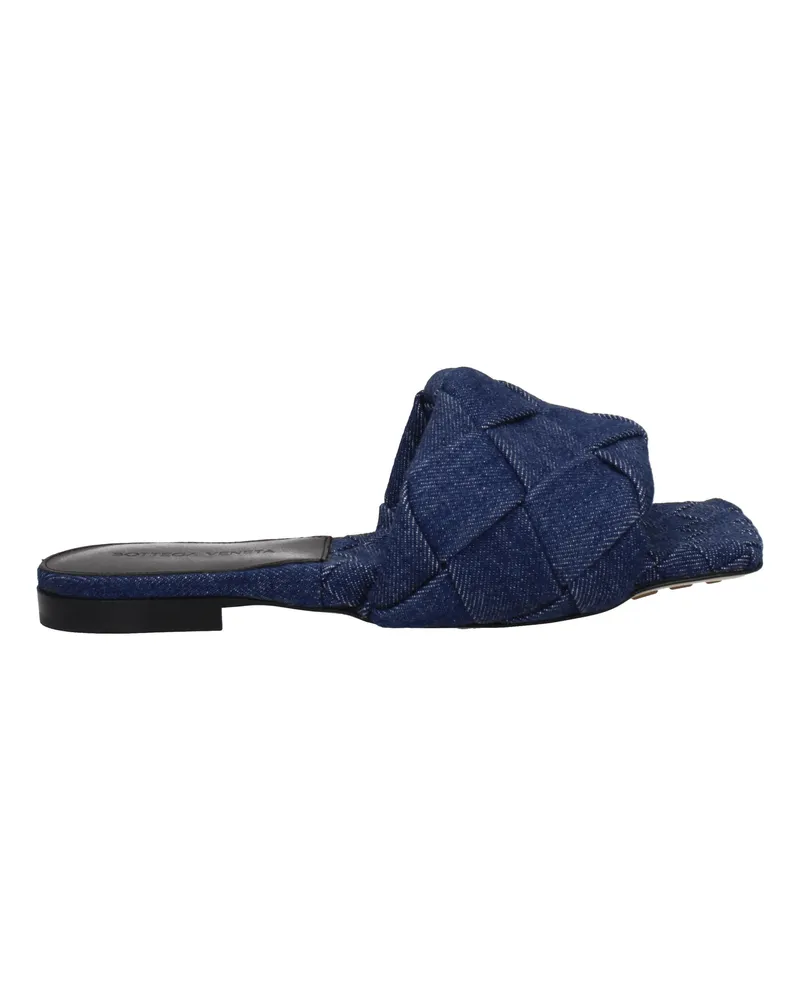 Bottega Veneta Lido Damens Hausschuhe und Clogs aus blauem/Jeansstoff -