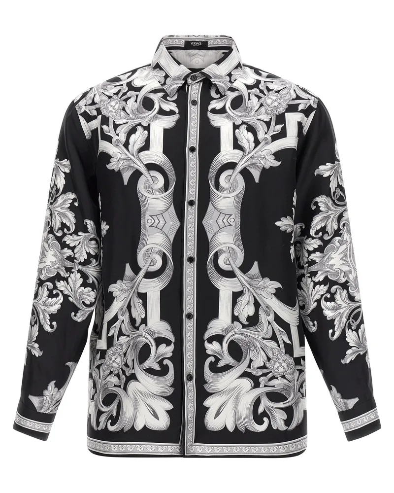 Versace Architectural Barocco' Shirt White
