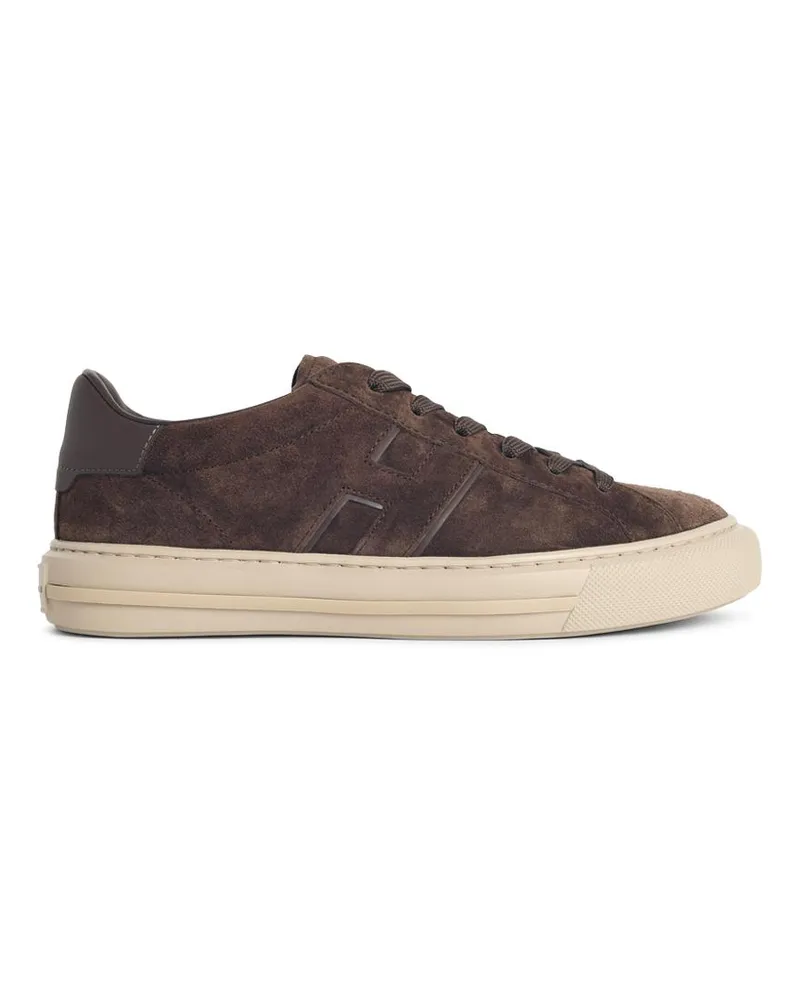 Hogan H691' braune Wildleder -Turnschuhe Brown