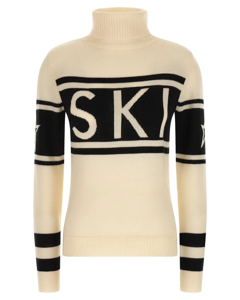 Perfect Moment Perfekter Moment 'Schild' Pullover White