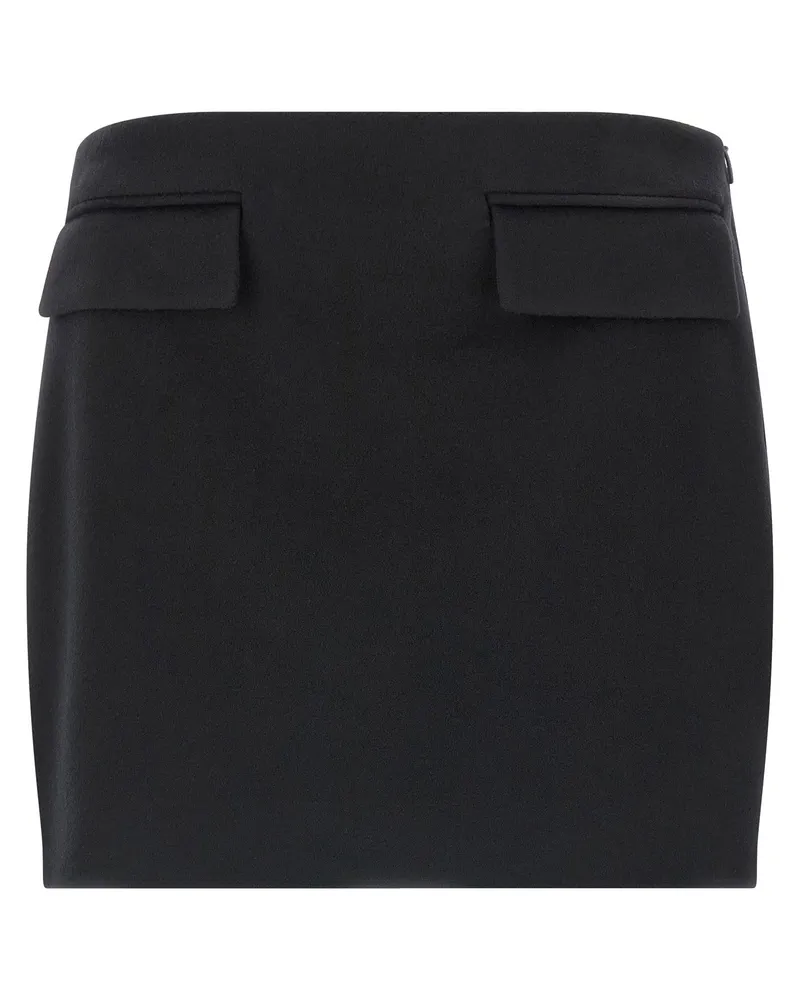 Ferragamo Cashmere Wollrock Black