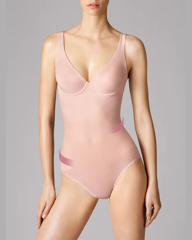 Wolford Sheer Touch forming String Body von Wolford hergestellt Pink