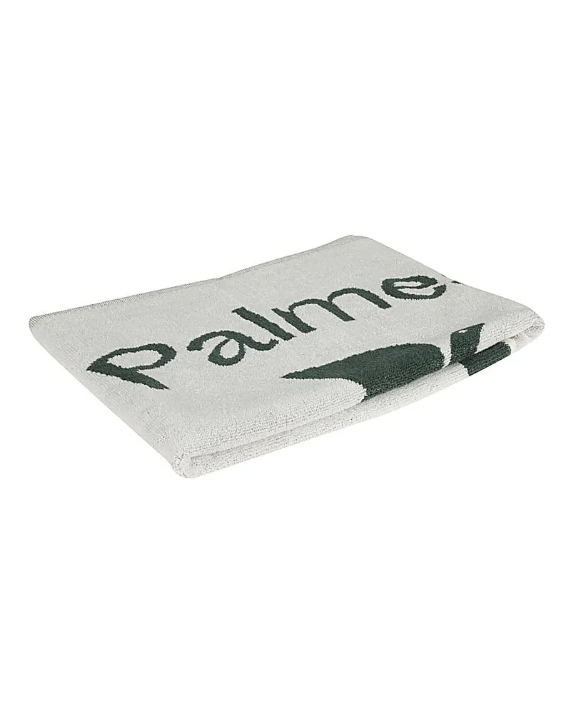 Palmes Logo Bio -Baumwolltuch Weiß