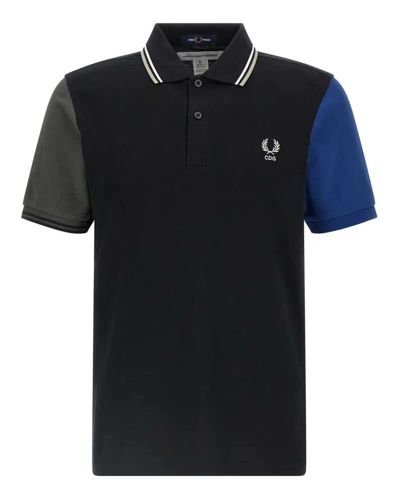 Comme des Garçons Polo Comme des Garçons Hemd x Fred Perry Black