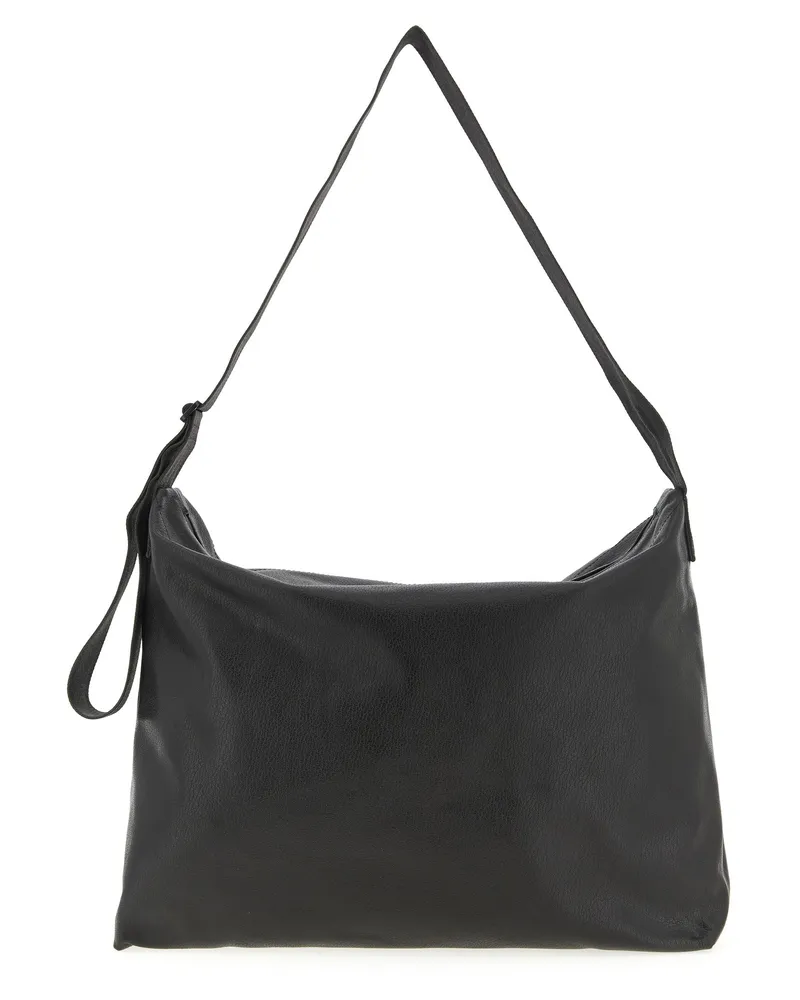 Christophe Lemaire Schultertasche „Large Folio Brown