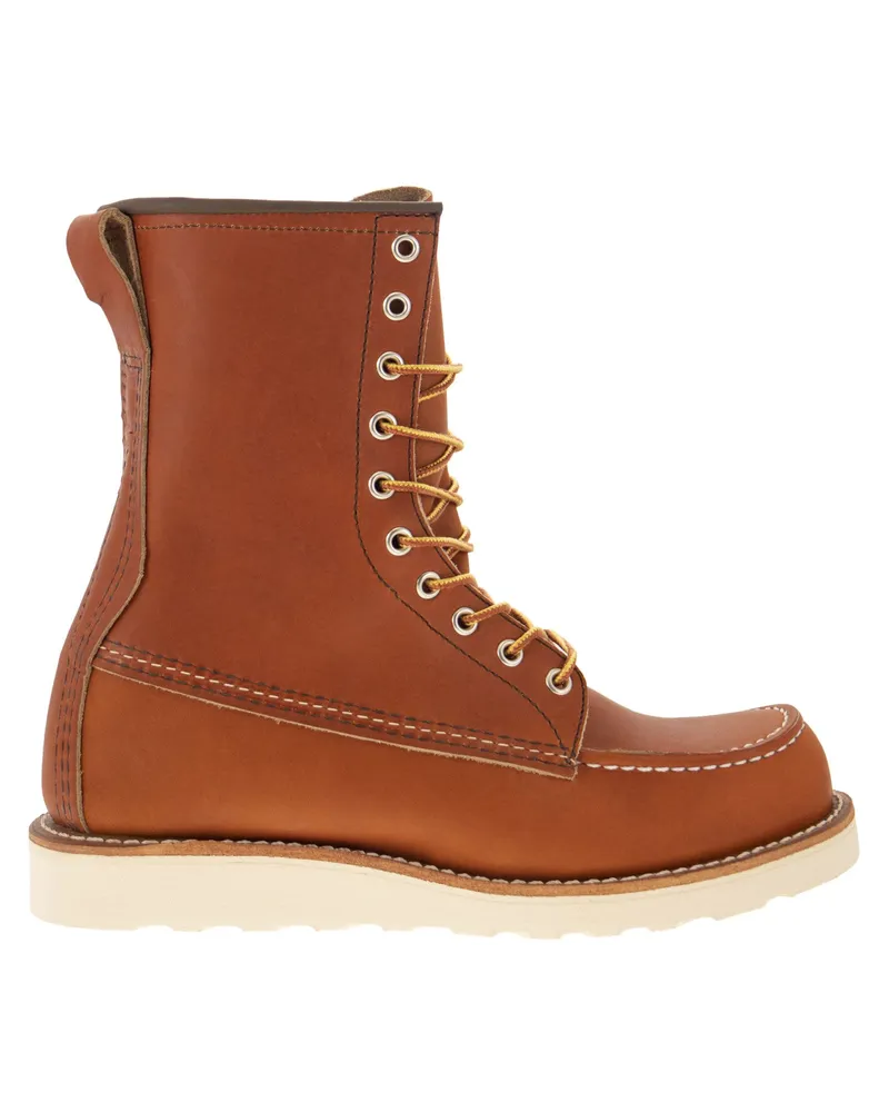 Red Wing Shoes Classic MOC High Leder Schnürstiefel Gold