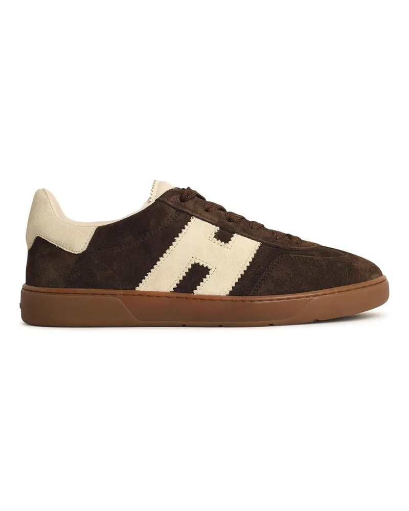 Hogan cool' braune Wildleder -Turnschuhe Brown