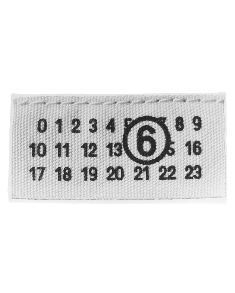 Maison Margiela Etichetta Numeric' Clutch White